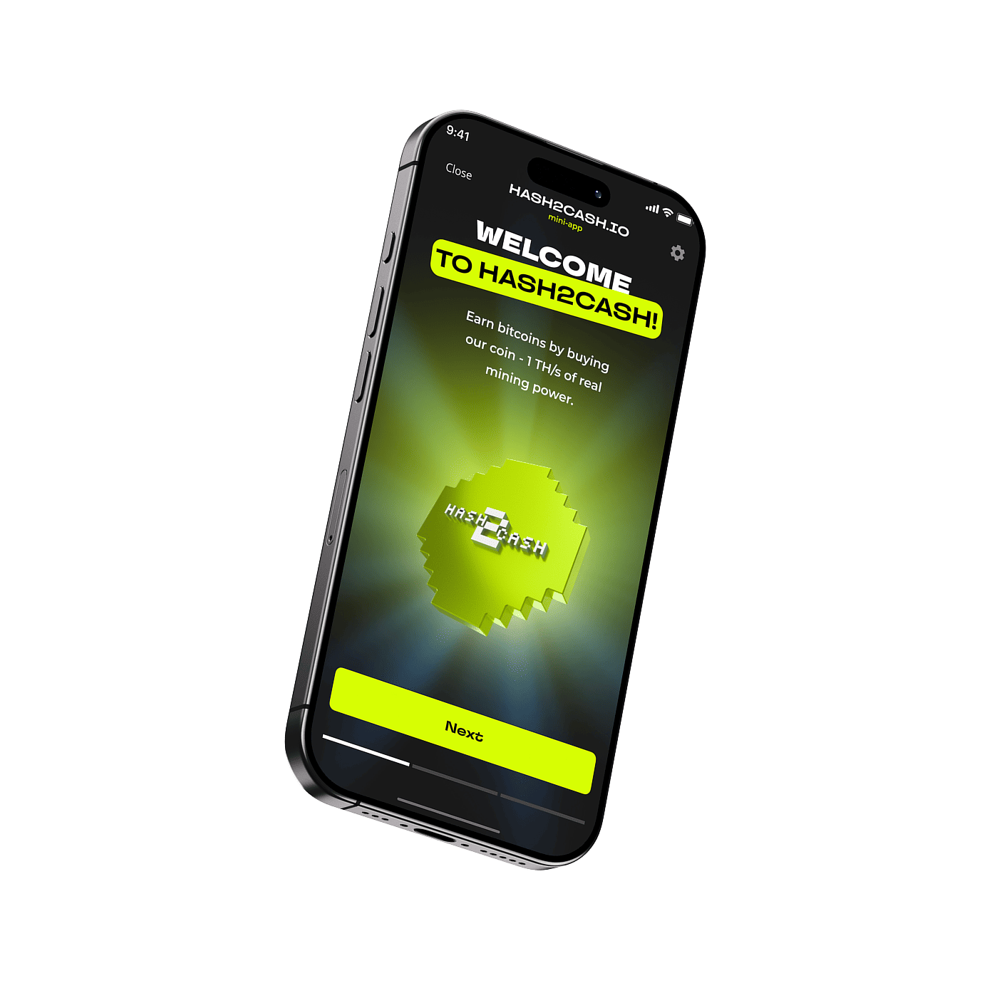 Hash2Cash app screenshot