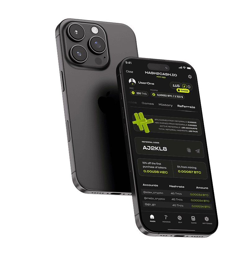 Hash2Cash app screenshot